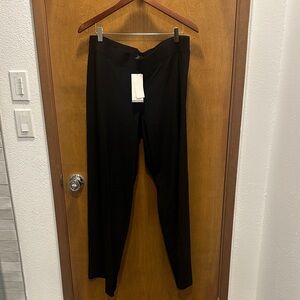 Eileen Fisher Black Wide Leg Pants